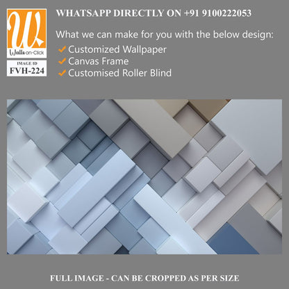 3D render of an abstract background with geometric shapes [WP-FVH-224]