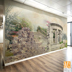 Architectural columns, stairs, stones ruins, old architecture and nature [WP-FVI-241]
