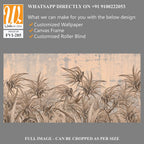 A wall mural of a field of reeds [WP-FVI-285]