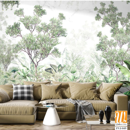 Lush foliage of a tropical forest [WP-FVJ-049]