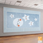 Cute children's rug design with stars [WP-FVJ-106]