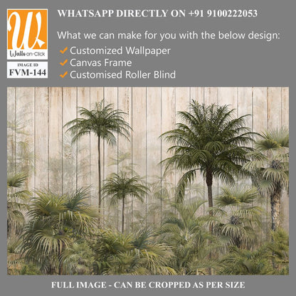 Wall mural depicting a dense jungle [WP-FVM-144]