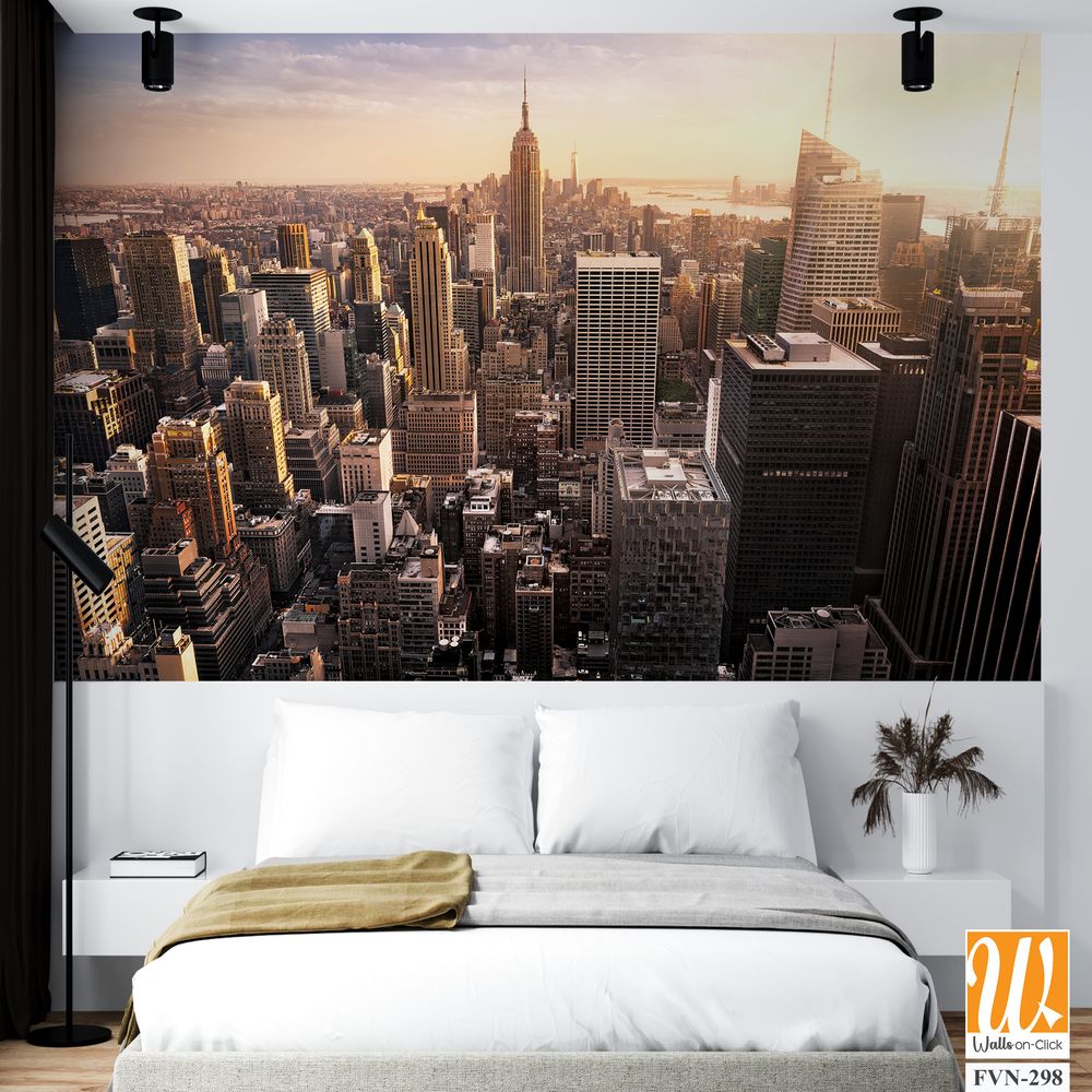 Stunning aerial view of the New York City skyline [WP-FVN-298]