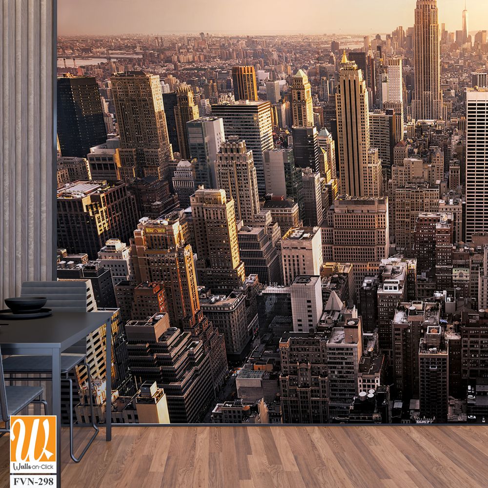 Stunning aerial view of the New York City skyline [WP-FVN-298]