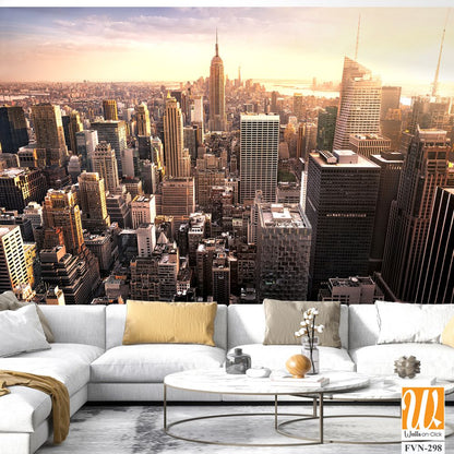 Stunning aerial view of the New York City skyline [WP-FVN-298]