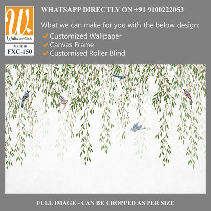 Willow tree branch hanging down Wallpaper [WP-FXC-150]