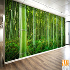 Dense bamboo forest with lush greenery Wallpaper [WP-FXC-482]
