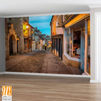 Old cobbled street in the medieval town [WP-FXD-414]