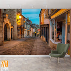 Old cobbled street in the medieval town [WP-FXD-414]