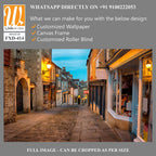 Old cobbled street in the medieval town [WP-FXD-414]
