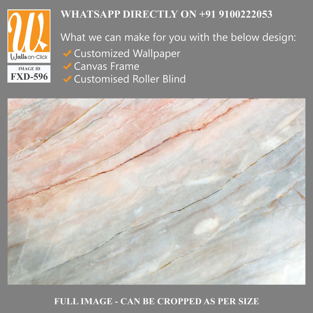 White and pink marble background Wallpaper [WP-FXD-596]