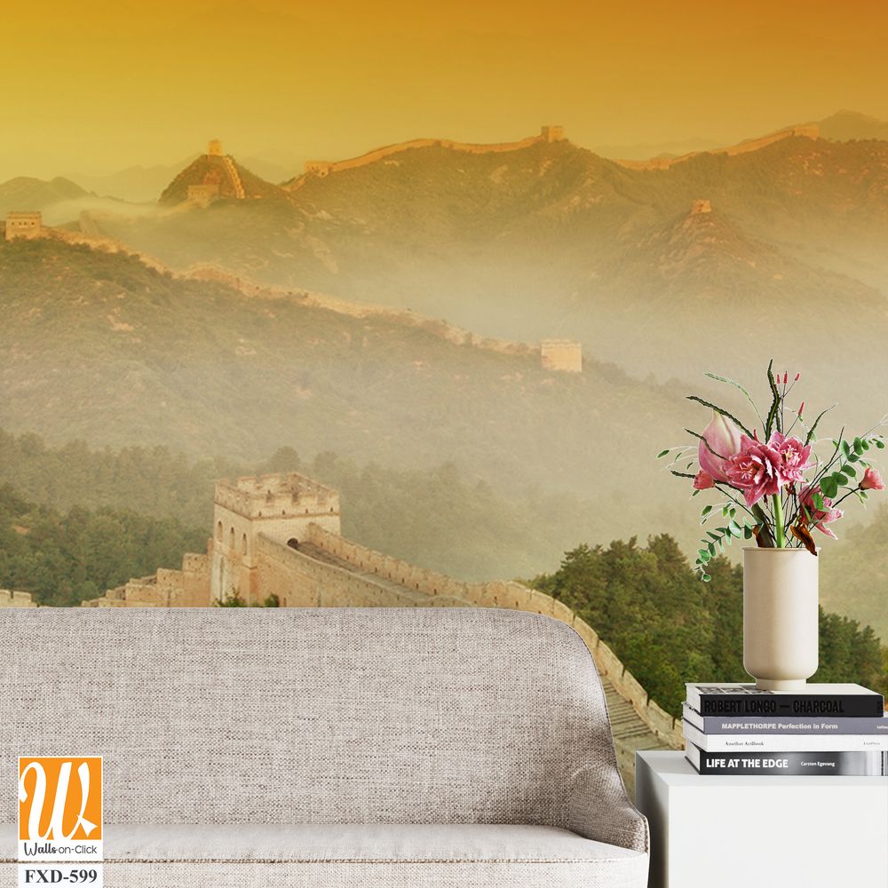 The Great Wall of China, a panoramic view Wallpaper [WP-FXD-599]