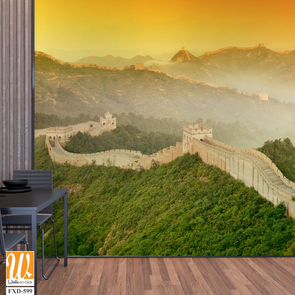 The Great Wall of China, a panoramic view Wallpaper [WP-FXD-599]