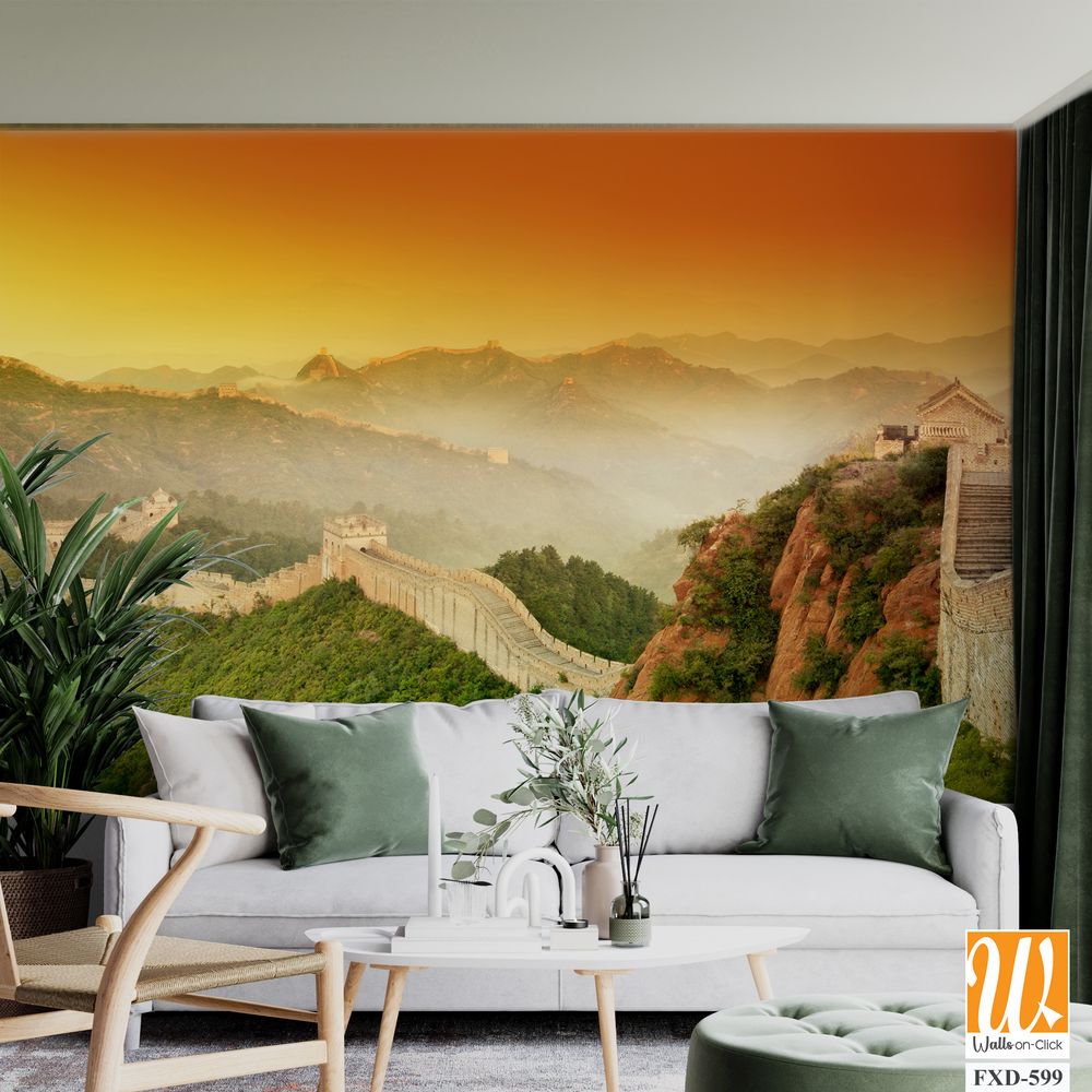 The Great Wall of China, a panoramic view Wallpaper [WP-FXD-599]