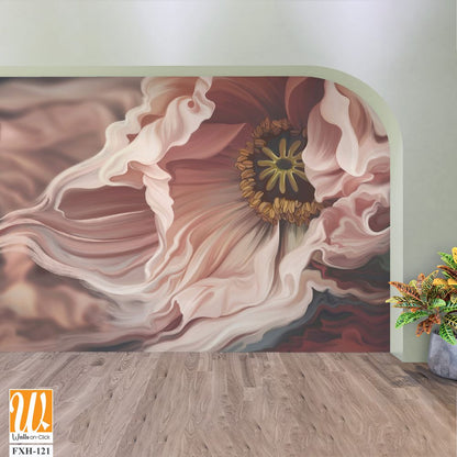 Beautiful macro flower illustration. Floral background for wallpaper, photo wallpaper, mural, card, postcards, paintings. [WP-FXH-121]