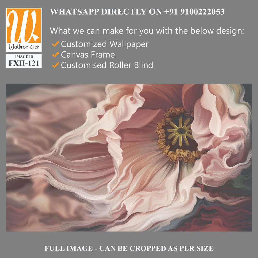 Beautiful macro flower illustration. Floral background for wallpaper, photo wallpaper, mural, card, postcards, paintings. [WP-FXH-121]