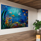 Tropical colorful beautiful underwater life with fish [WP-FXH-520]