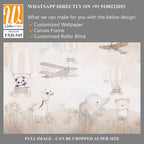 Cute animals wallpaper for kids rooms [WP-FXH-545]