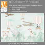 Cute animals wallpaper for kids rooms [WP-FXH-546]
