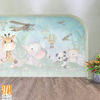 Cute animals wallpaper for kids rooms [WP-FXH-547]
