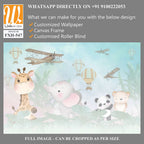 Cute animals wallpaper for kids rooms [WP-FXH-547]