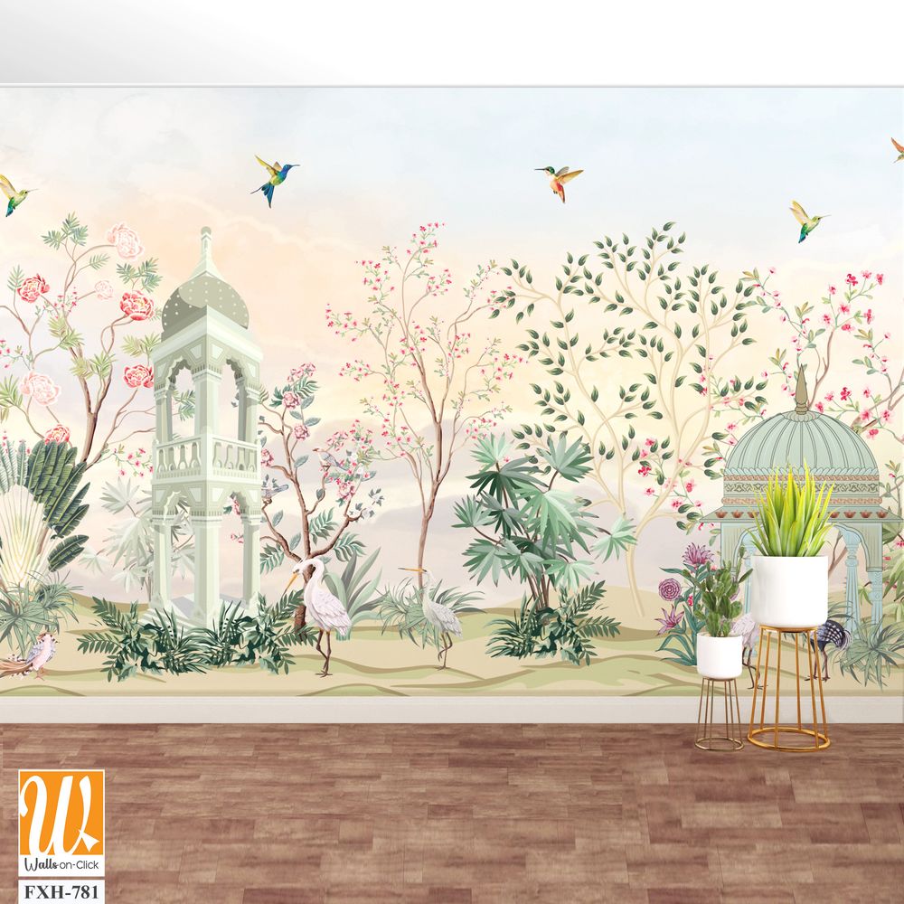 Random Chinoiseries - wallpaper collection. [WP-FXH-781]