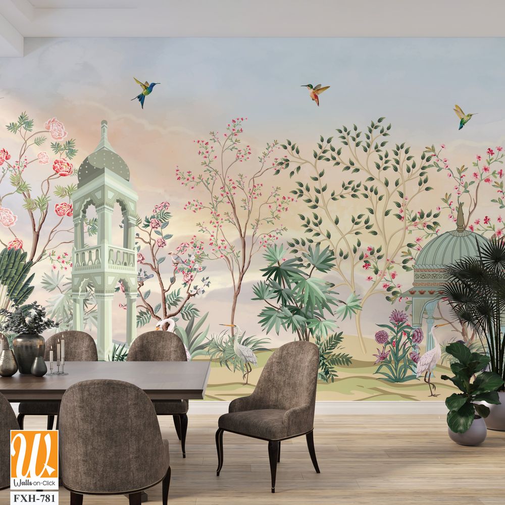 Random Chinoiseries - wallpaper collection. [WP-FXH-781]